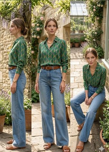 The Emerald Interlock Geometric Shirt - Image 3